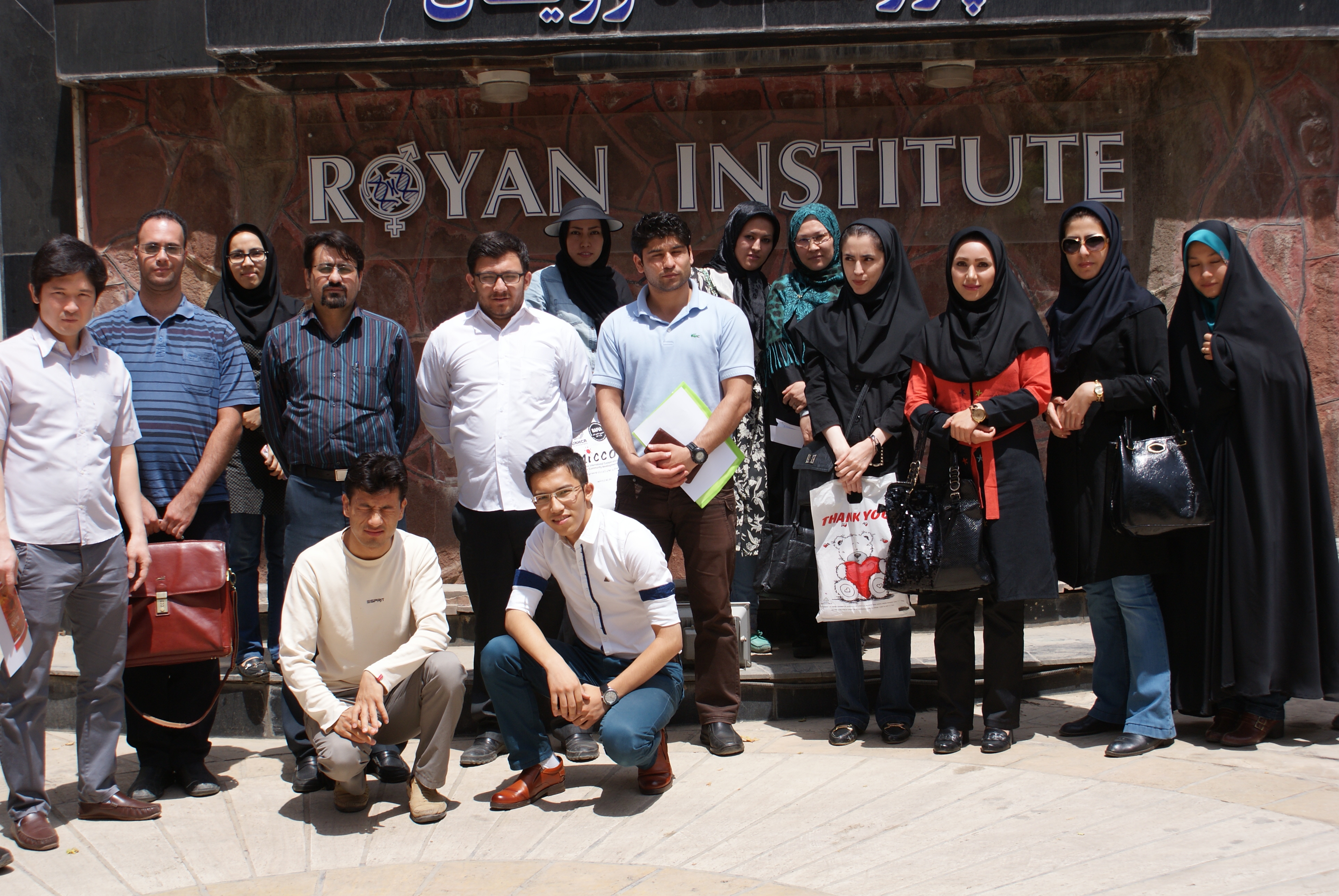 بازدید دانشجویان دانشگاه تربیت مدرس از پژوهشگاه رویان جهاد دانشگاهی