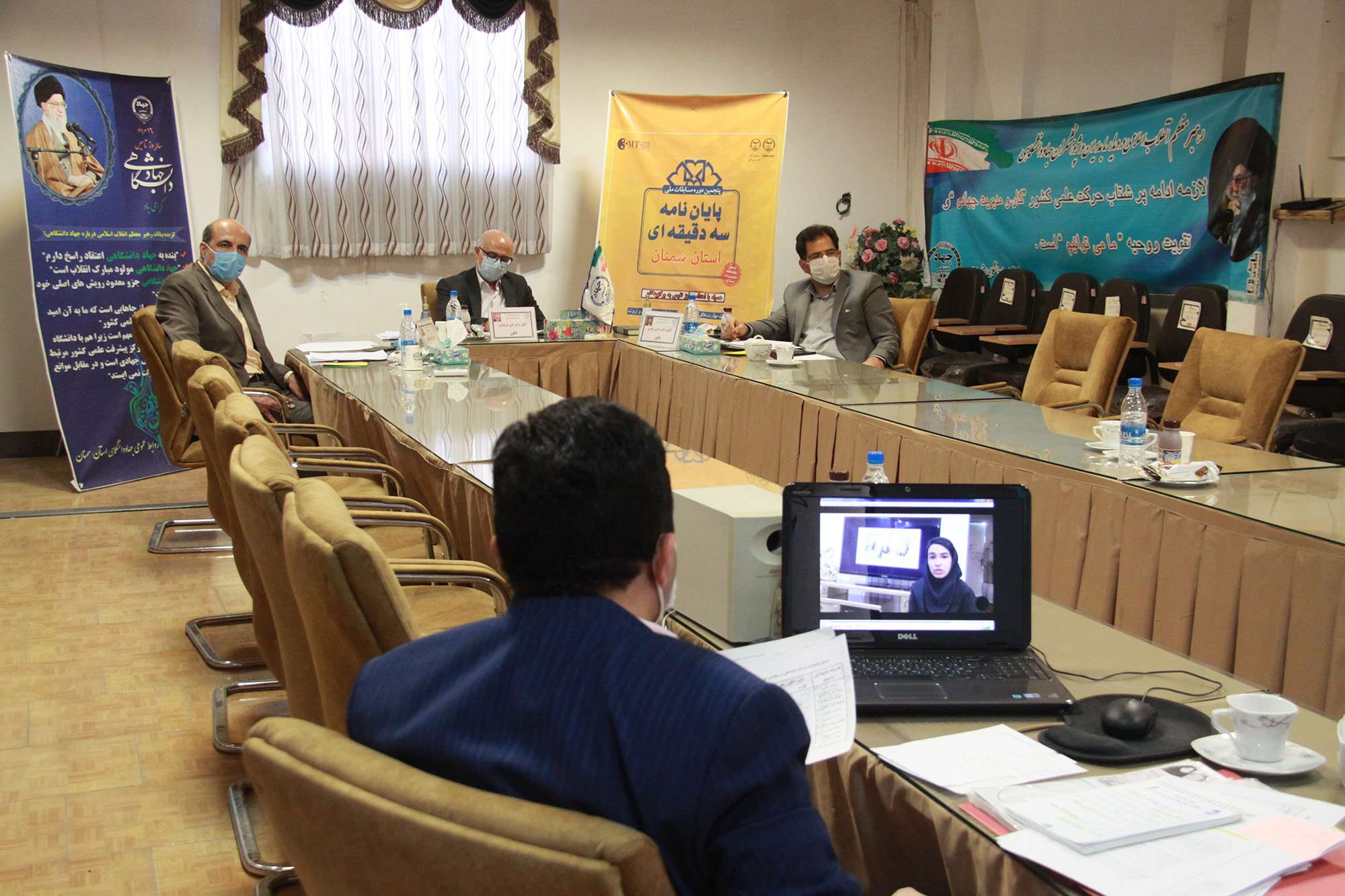 برگزاری مسابقات دفاع سه دقیقه ای پایان نامه دانشجویان استان سمنان