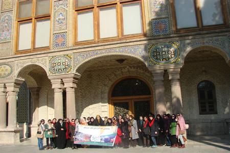 مجموعه تاریخی کاخ گلستان میزبان دانشجویان دانشگاه تهران 