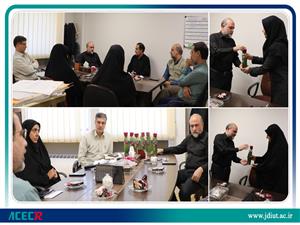 تکریم از اعضای حوزه معاونت فرهنگی جهاد دانشگاهی واحد صنعتی اصفهان به مناسبت روز فرهنگ عمومی