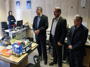  به مناسبت سالروز تأسیس خبرگزاری دانشجویان ایران؛ بازدید رئیس جهاد دانشگاهی از بخش‌های مختلف ایسنا